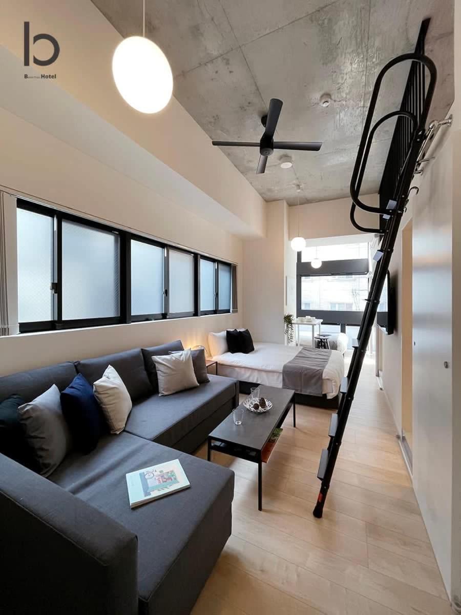 Bhotel Nekoyard - Stylish Loft Studio Steps From Peace Park Хиросима Экстерьер фото