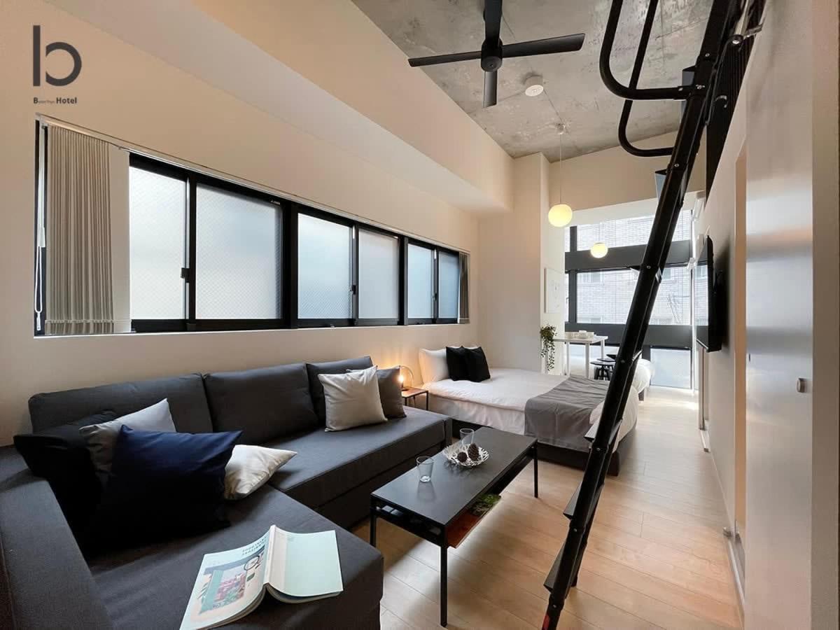 Bhotel Nekoyard - Stylish Loft Studio Steps From Peace Park Хиросима Экстерьер фото